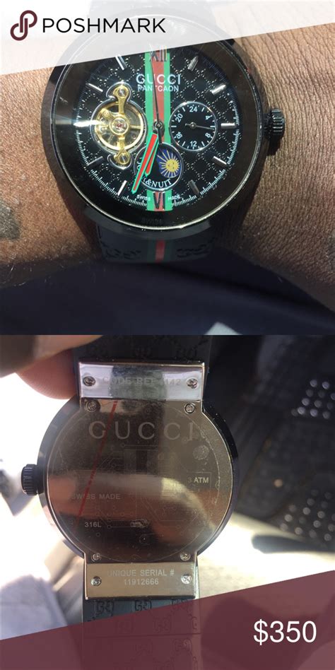 how much are fake gucci watches woryh|check gucci watch serial number.